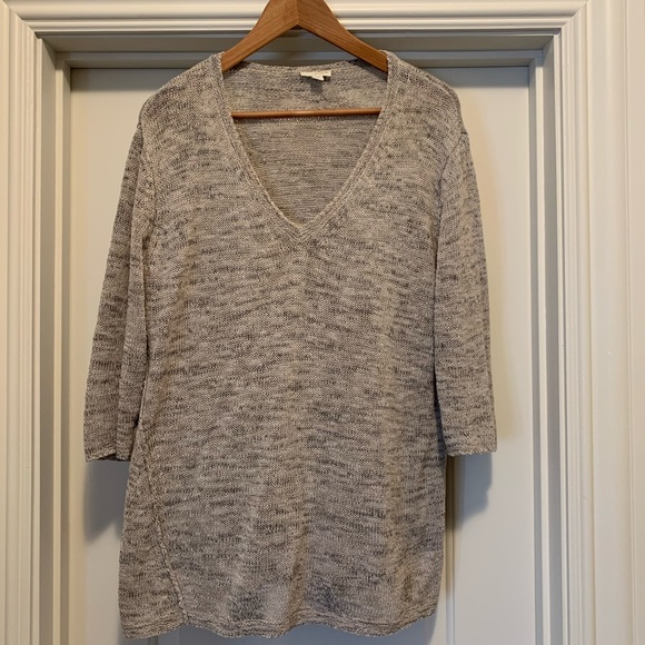 J. Jill Cotton Knit Tunic Sweater size M Medium - Picture 7 of 7